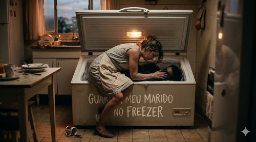 Guardei meu marido no freezer