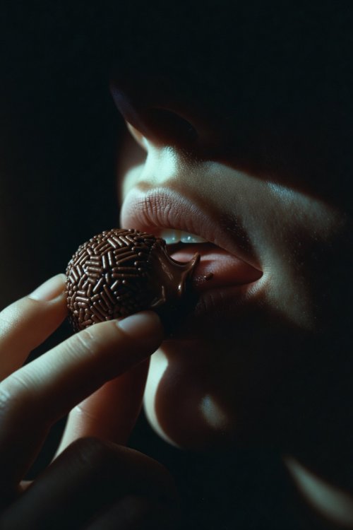 Um brigadeiro numa noite chuvosa
