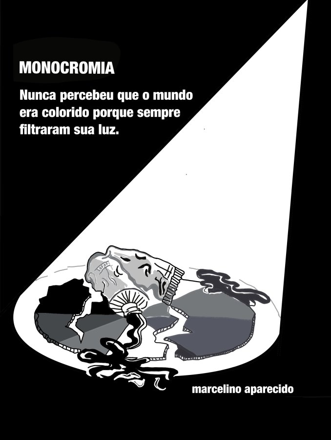 MONOCROMIA  miniconto ilustrado 